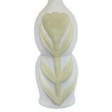 Edith Curved Papier Mache Flower Pleated Table Lamp - View 4