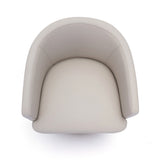 Kristen Rolling Desk Chair in modern workspace paired with writing desk