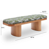 Ollie Upholstered Bench (48"-57") - View 32
