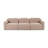 Detailed view of the module connection seam on the Gorge sofa