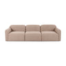 Detailed view of the module connection seam on the Gorge sofa