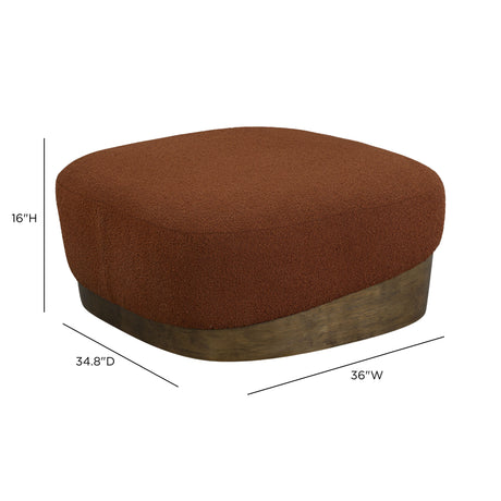 Domina Boucle Ottoman - View 7
