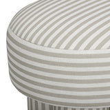 Masha Linen Accent Stool - View 12
