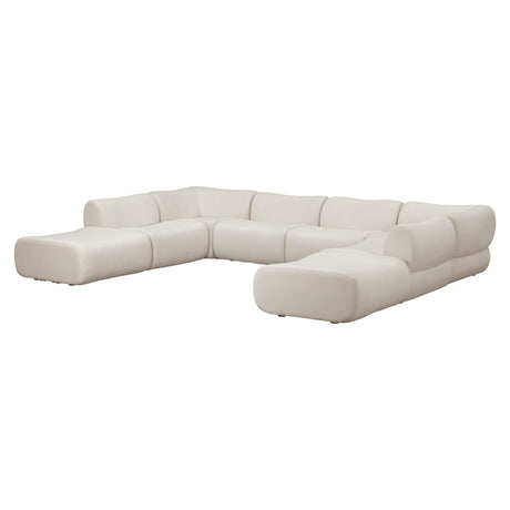 Zenith 8-Piece Contract-Grade Upcycled Fabric Modular U-Sectional - View 3
