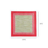 Crissy Cotton Canvas Printed Napkins - Set of 4 - View 6