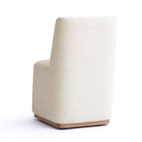 Melissa Performance Fabric Rolling Dining Chair - View 5