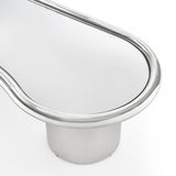 Sorya 51" Chrome Coffee Table - View 4