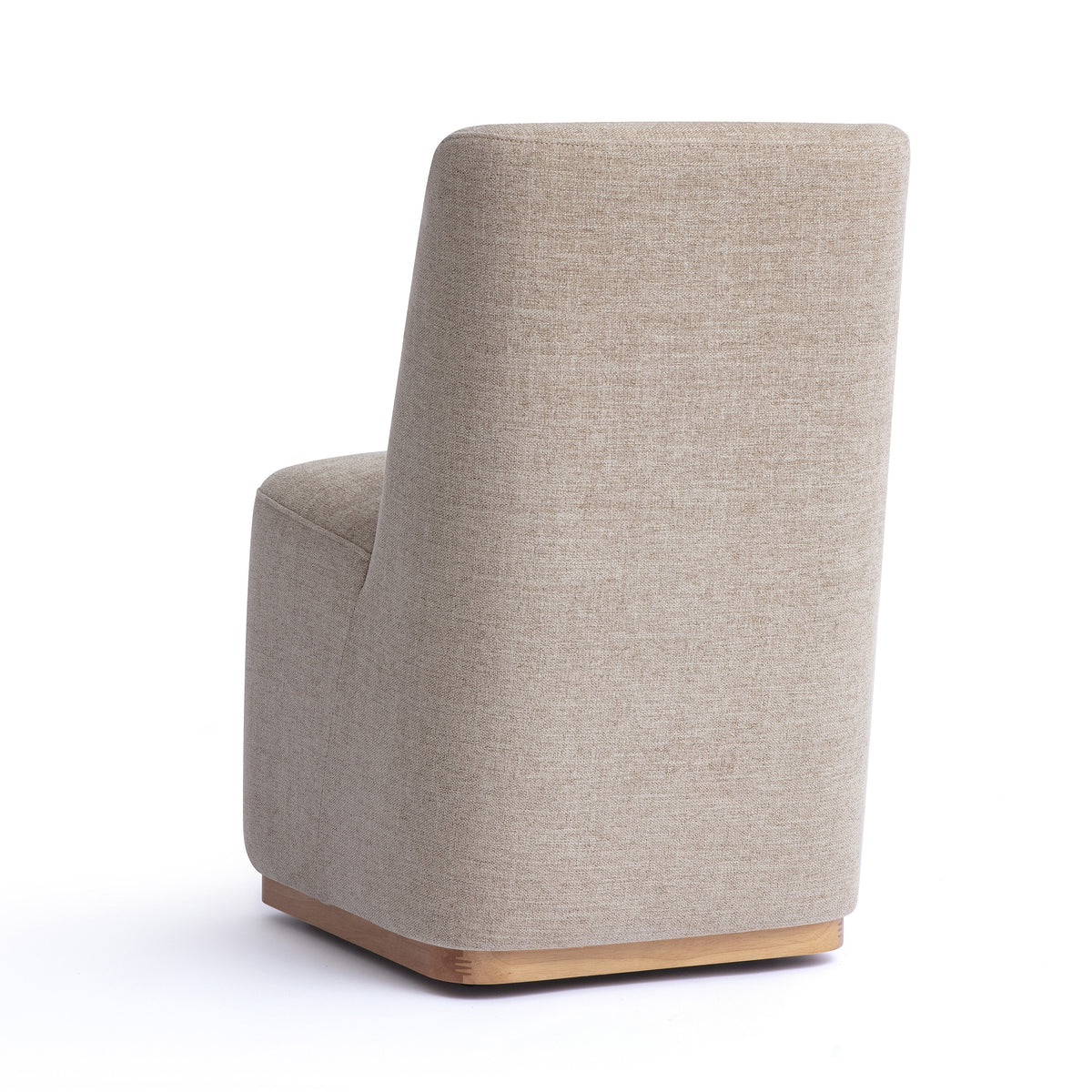 Melissa Performance Fabric Rolling Dining Chair - View 11