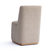 Melissa Performance Fabric Rolling Dining Chair - View 11