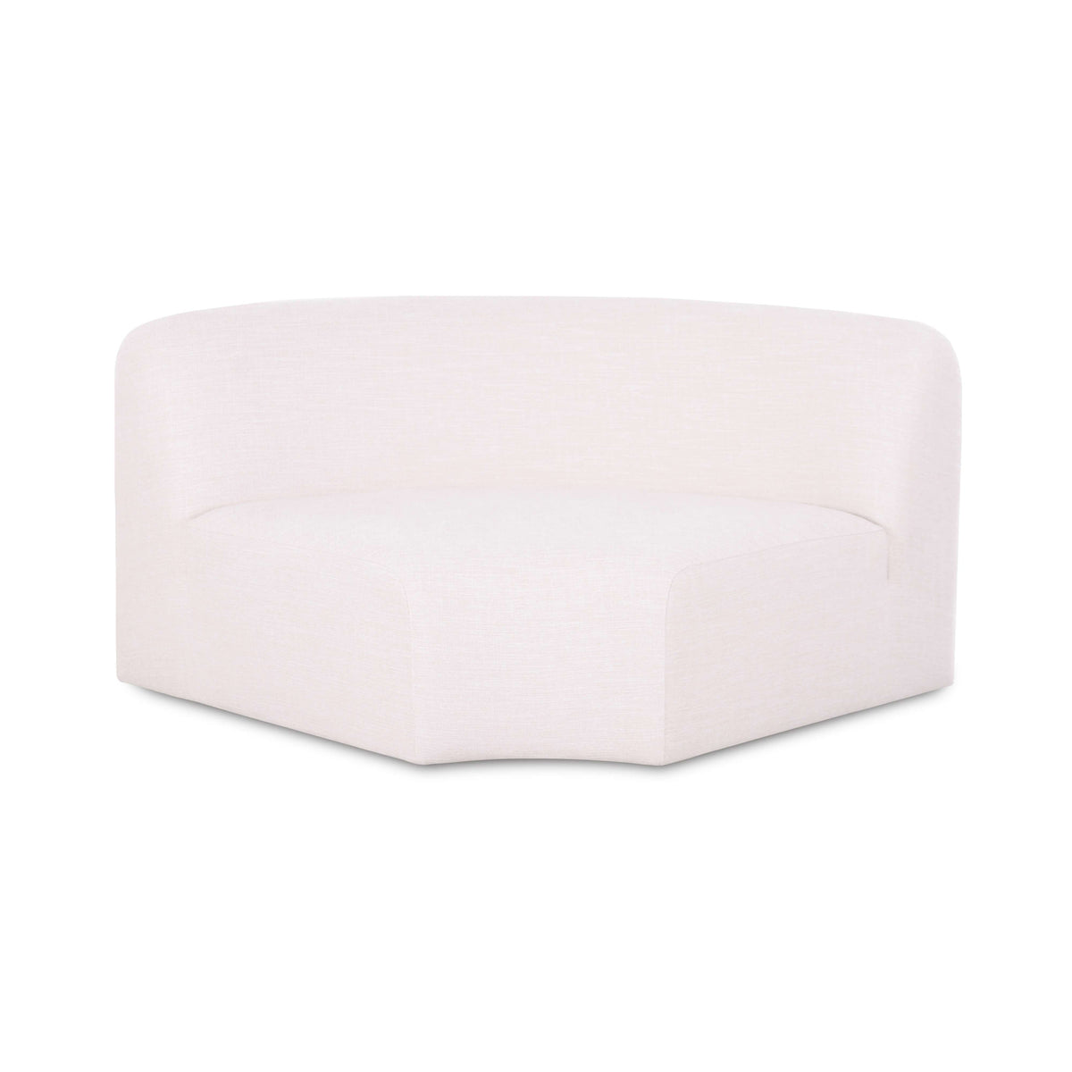 Gorge modular corner wedge in performance fabric front view