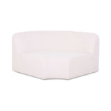 Gorge modular corner wedge in performance fabric front view
