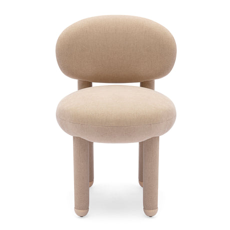 Manu Performance Fabric Side Chair positioned beside entryway console table