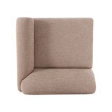 Gorge Modular Corner Chair side perspective in modern interior setting
