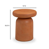 Lydia Concrete Indoor/Outdoor Side Table - View 14