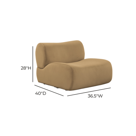 Zenith Modular Armless Chair - View 28