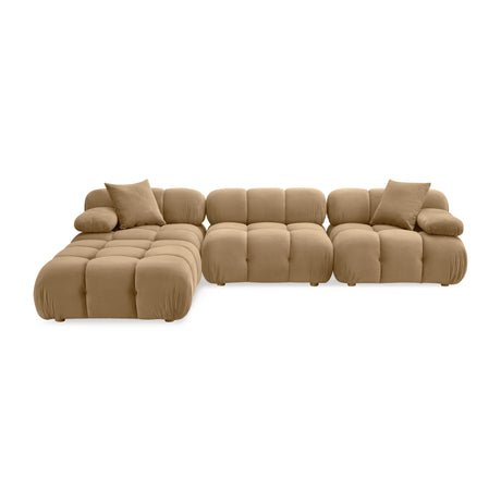 Calliope 4-piece sectional in bright modern living room setting