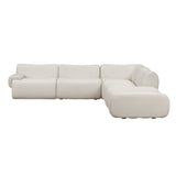 Zenith 5-Piece Contract-Grade Upcycled Fabric Modular Sectional - View 14