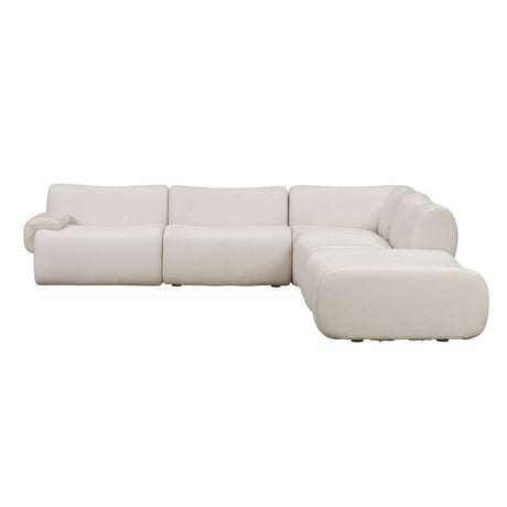 Zenith 5-Piece Contract-Grade Upcycled Fabric Modular Sectional - View 14