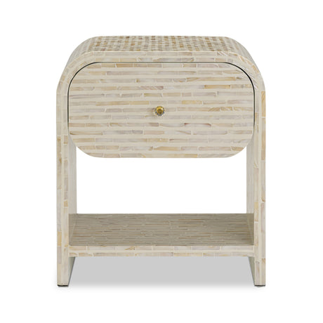 Borno 20" Mother of Pearl Nightstand - View 2