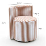 Alyssa Rolling Desk Chair - View 36