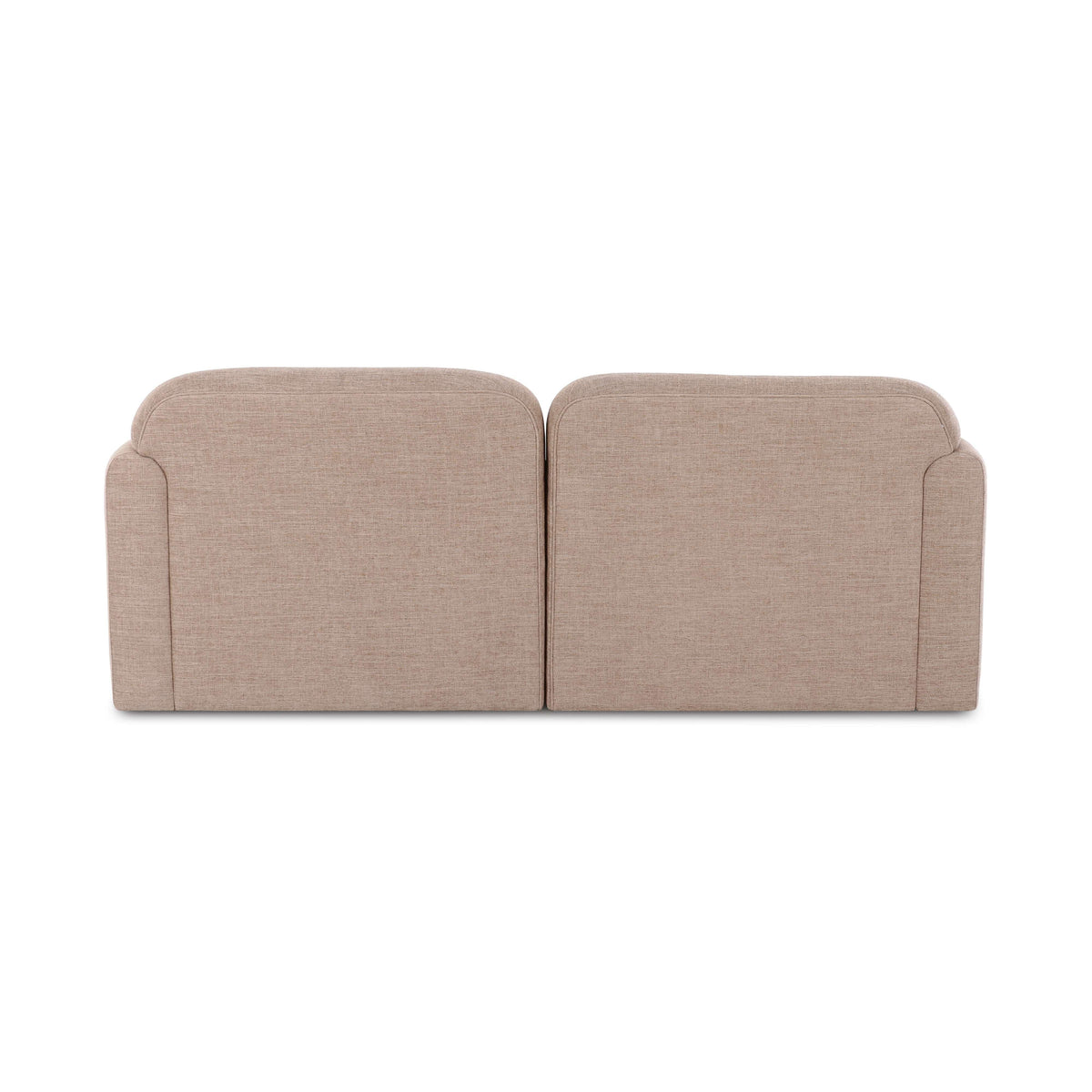 Gorge modular loveseat configured beside complementary FOAK collection modular pieces