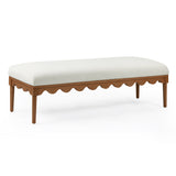 Oodle 56.5" Performance Vegan Mohair Bench - View 1