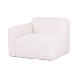 Gorge Modular Corner Chair cream fabric isometric view