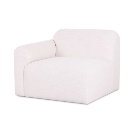 Gorge Modular Corner Chair cream fabric isometric view