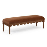 Oodle 56.5" Performance Vegan Mohair Bench - View 13