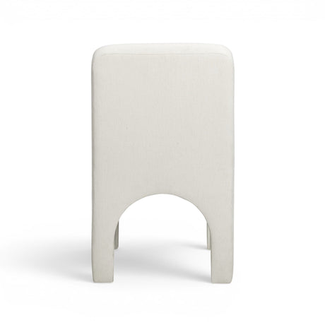 Tomlin Performance Chenille Dining Chair in Light Pink front perspective