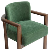 Irma Textured Performance Velvet Dining Chair styled around a contemporary dining table