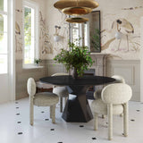 Manu Performance Fabric Side Chair in neutral light showing fabric depth and texture