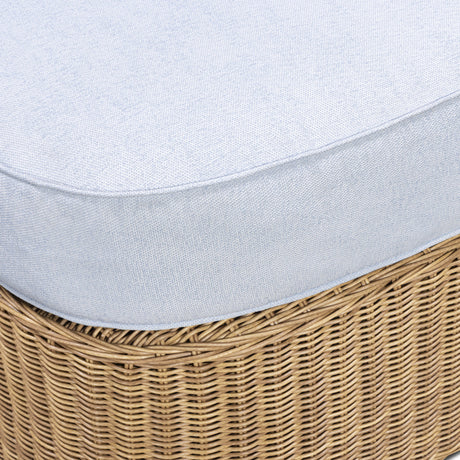 Axel Boucle Outdoor Ottoman - View 10