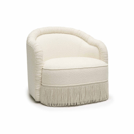 Pamela Tasseled Lounge Accent Chair - View 8