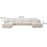 Zenith 8-Piece Contract-Grade Upcycled Fabric Modular U-Sectional - View 8