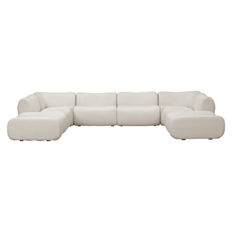 Zenith 8-Piece Contract-Grade Upcycled Fabric Modular U-Sectional - View 1