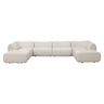 Zenith 8-Piece Contract-Grade Upcycled Fabric Modular U-Sectional - View 1