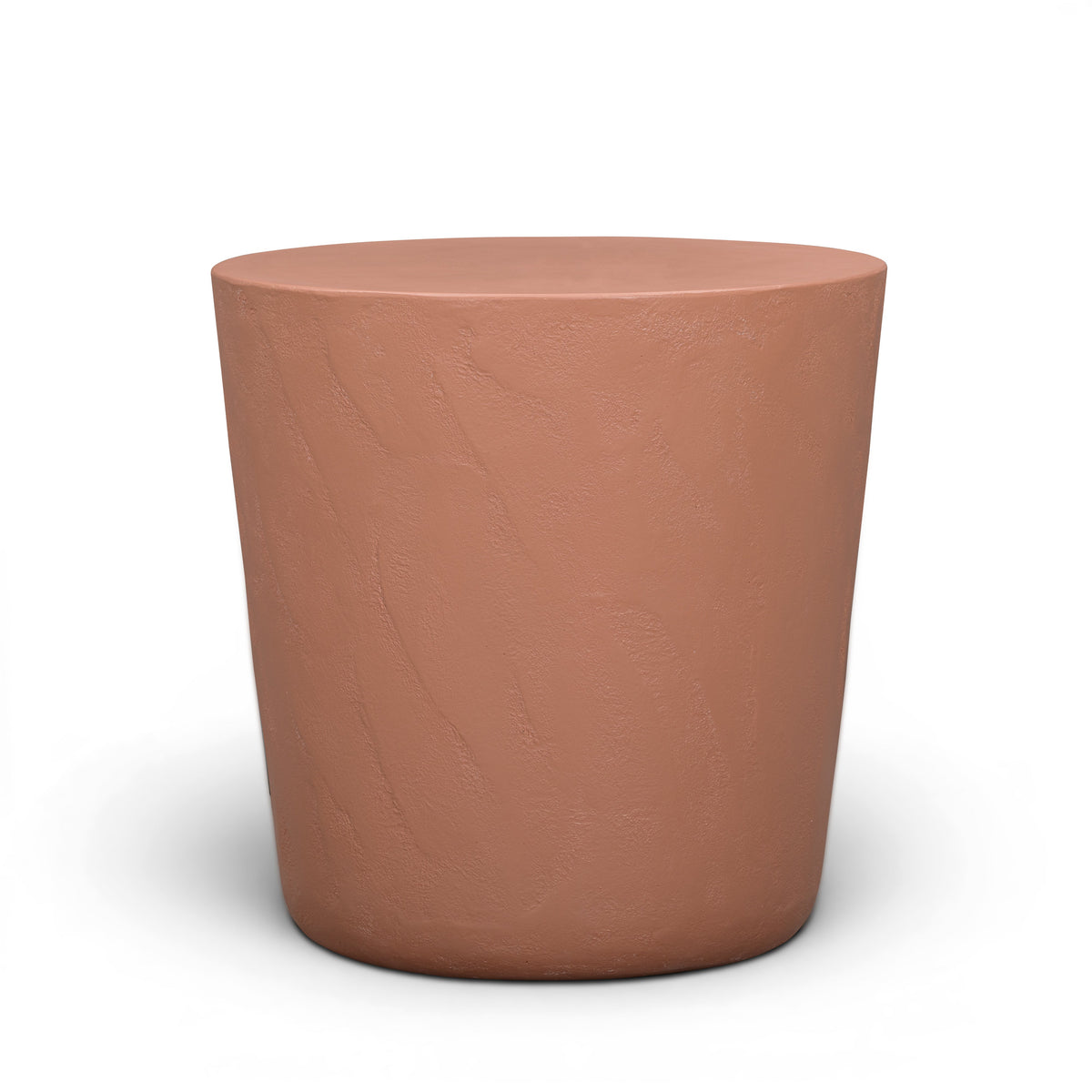 Margot Indoor Outdoor Concrete Stool hand troweled plaster texture detail