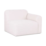 Gorge Modular Corner Chair tan fabric angle view