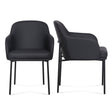 Sydney Performance Vegan Leather Armchair - Set of 2 - View 2