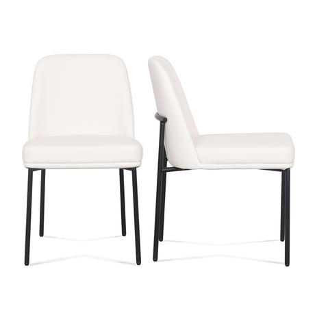 Sydney Performance Vegan Leather Dining Chair - Set of 2 - View 9