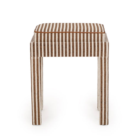 Kora Cotton Jute Contract-Grade Accent Stool - View 18