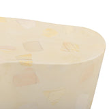 Slab Faux Terrazzo Indoor/Outdoor Side Table - View 5