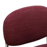 Becky Performance Chenille Chair isolated against white background angled right