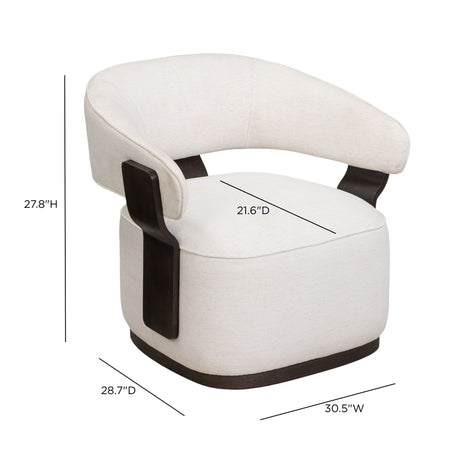 Madison Performance Swivel Accent Chair - View 22