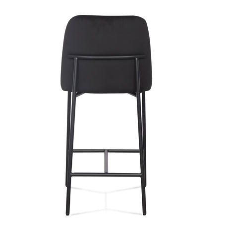 Sydney Performance Velvet Counter Stool Set of 2 - View 7