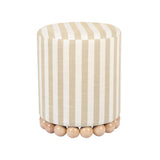 Studio lighting shot of Dex upholstered ottoman