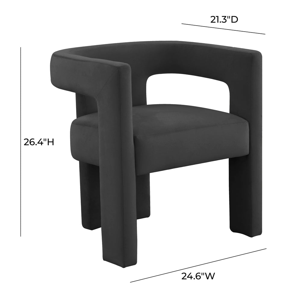 Sloane Velvet Accent Chair dimensions