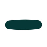 Top-down view of forest green lacquer finish on Baila table