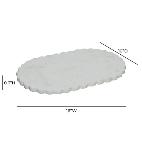 Shabbat Marble Serving Board - View 6